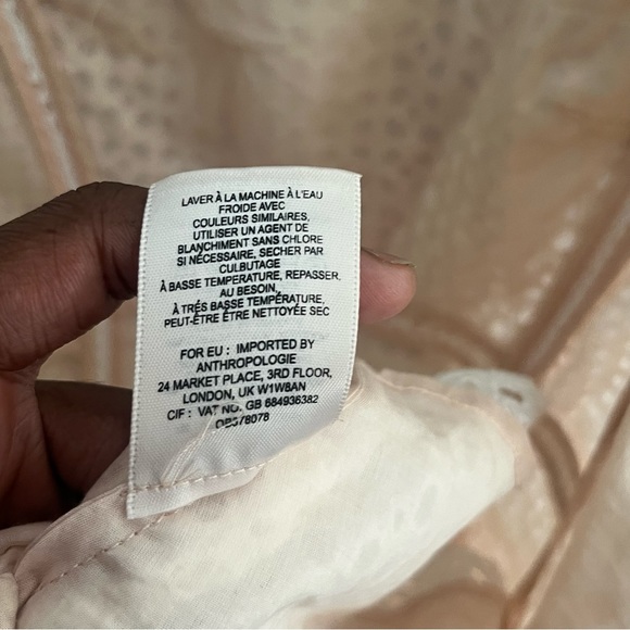 Anthropologie HD in Paris Georgia Eyelet Sheath Dress Size 8 - Picture 14 of 15